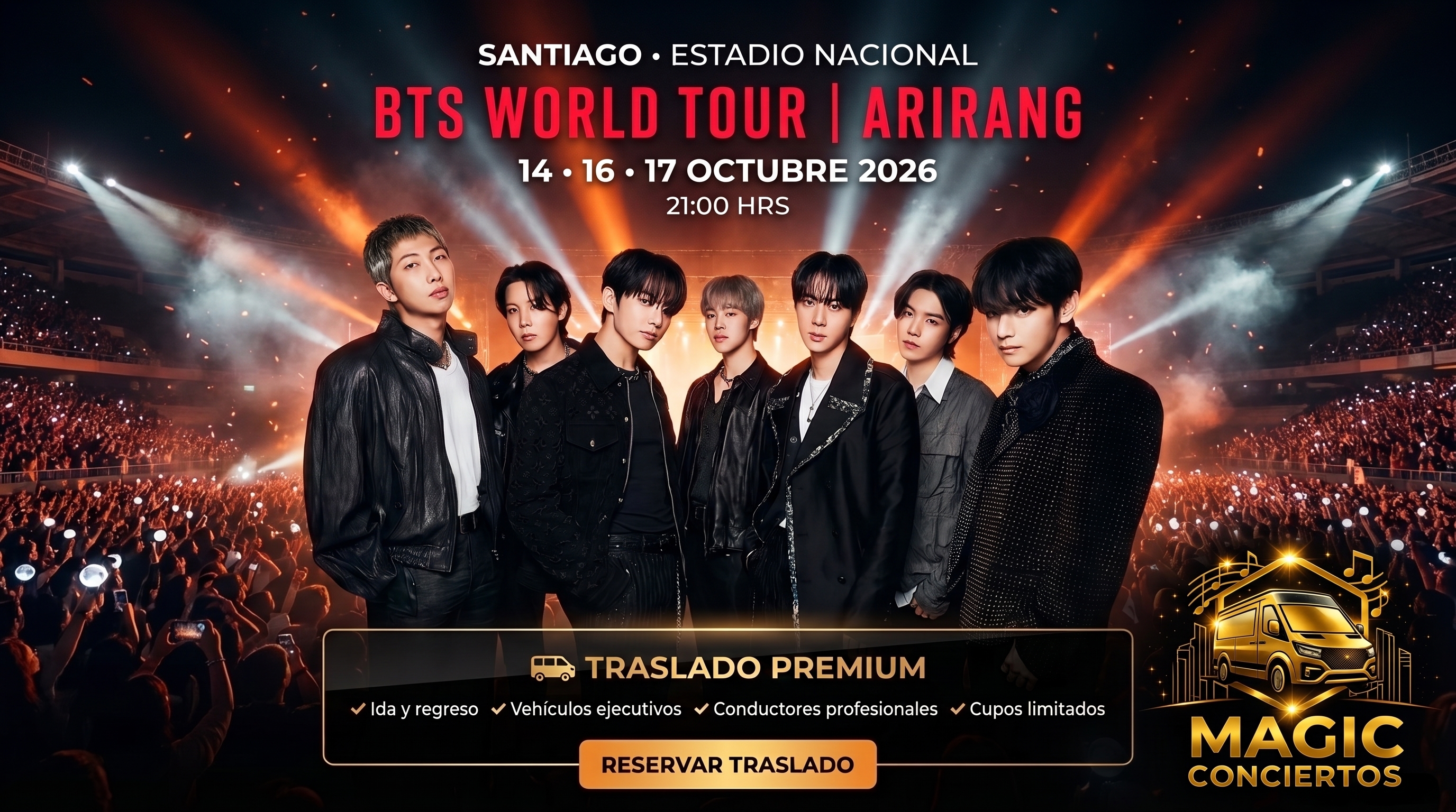 BTS World Tour Arirang en Estadio Nacional