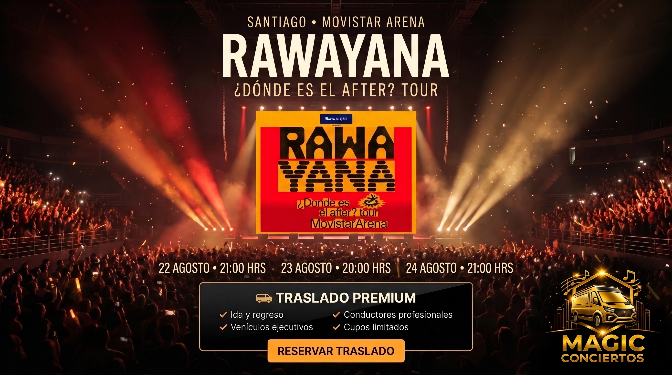 Rawayana en Movistar Arena